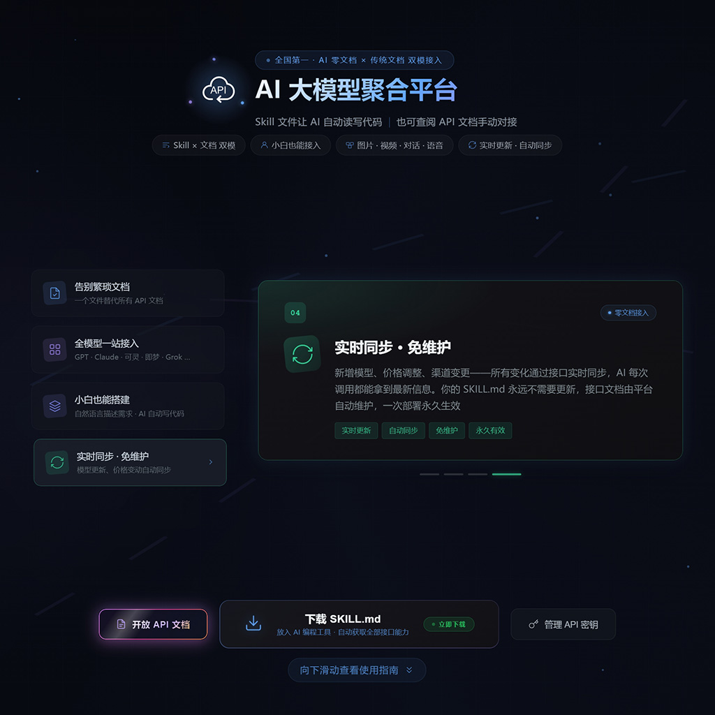 API后台示意